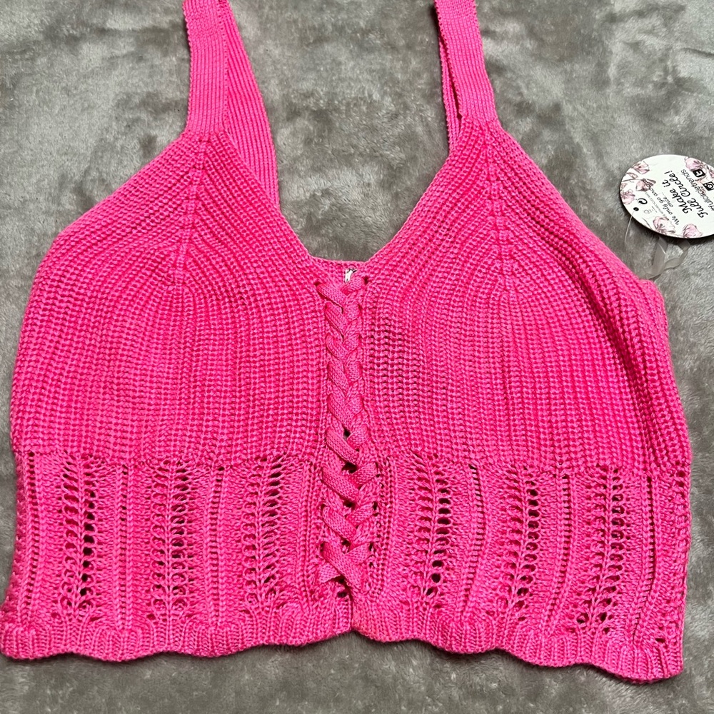 Pink Crop Top